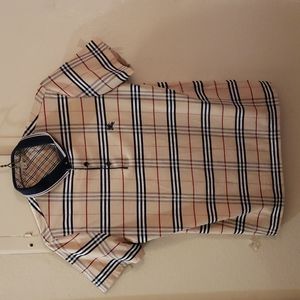Burberry Brit classic plaid design shirt
